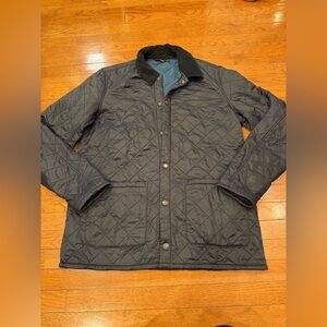 Barbour Quilted Navy Jacket